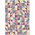 thumbnail image 1 of Connecting Threads Beginner Lap Throw Quilt Kit (40.5" x 56.5") - Half-Square Triangle Fun (Chambray Tonal), 1 of 5