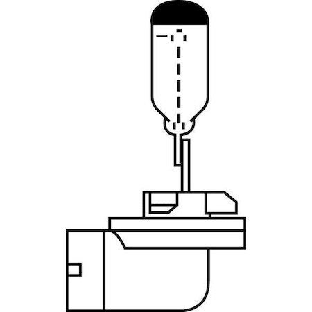 Miniature Lamp,896,38W,T3 1/4,13V GE LIGHTING 896/BP