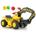 thumbnail image 1 of Costway 6V Electric Kids Ride On Excavator Pretend Play Toy Tractor w/ Basketball Hoop, 1 of 10