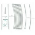 thumbnail image 3 of Stable Structure Wedding Arch For Decorative Events, High Quality Steel Alloy Backdrop Stand Circle Balloon Frame, Circle Balloon Arch Frame For Ceremonies, White (L 2 X H 2 M), 3 of 5