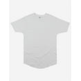 thumbnail image 2 of Long-line - Curved Hem T-Shirt | 3030 | White | Large, 2 of 4