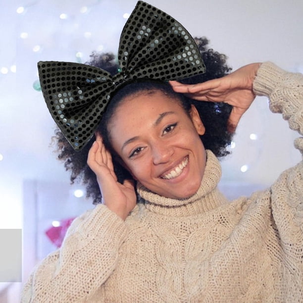 Party Headdress Performance Supplies Princess Sequins Big Bow Hair Bands Headbands