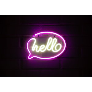 Gen - Letrero Neon Hello