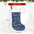 thumbnail image 3 of Cauagu French Bulldog Dog In Beret for Christmas Stockings,1-Pack Large Xmas Stocking Holiday and Farmhouse Stocking Fit for Christmas Holiday Party Decoration(17.7*11 Inch), 3 of 7