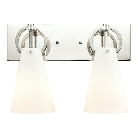 

Elk Home Gabby 15 Wide 2-Light Vanity Light - Polished Nickel