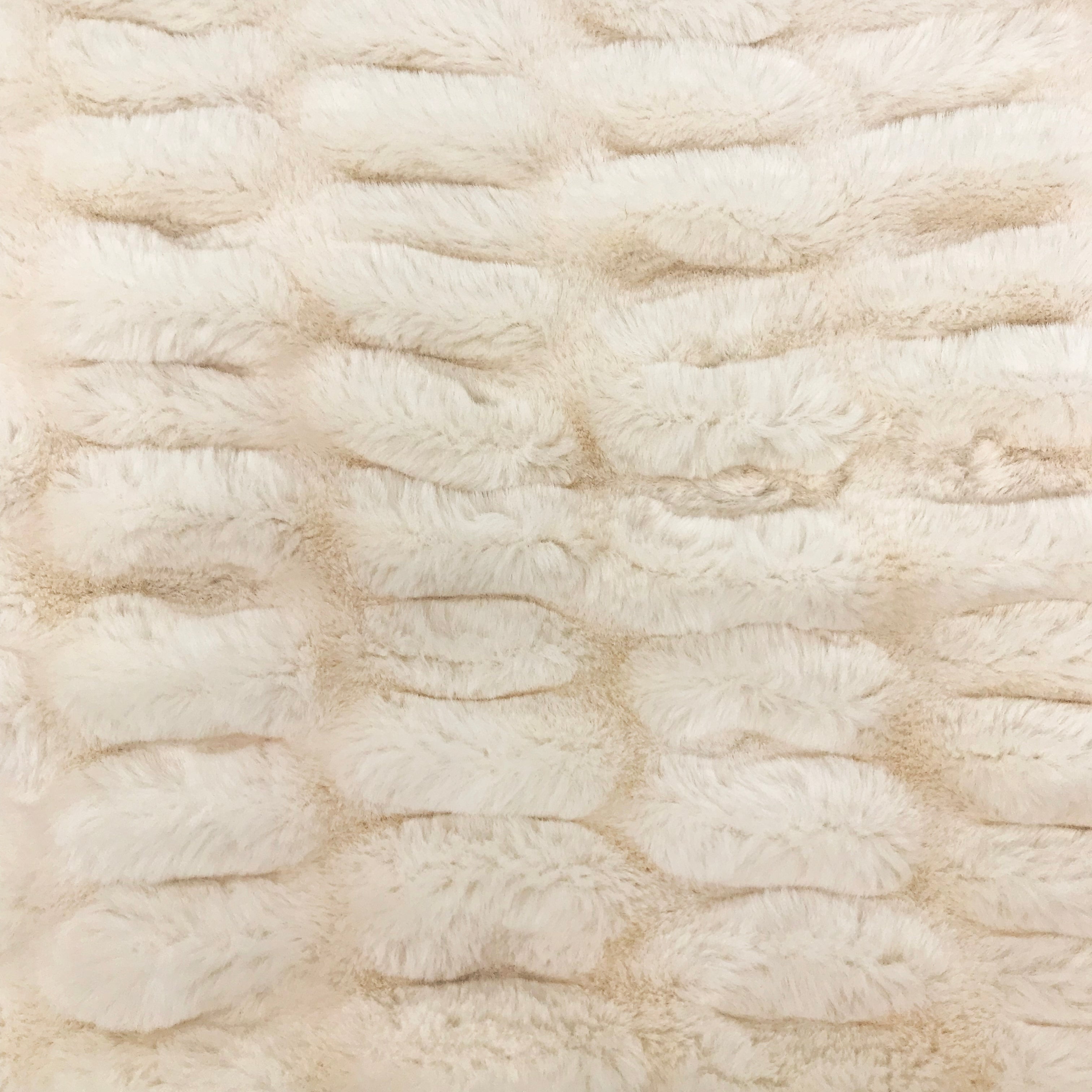 Stretch Embroidered Faux Fur