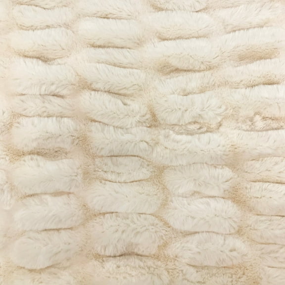 Stretch Embroidered Faux Fur