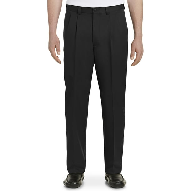 big and tall pleated pants