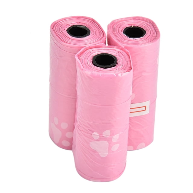 Bolsa para recoger excrementos de mascotas, 20 rollos de basura, bolsa de basura para mascotas limpia, bolsas para excrementos de mascotas, grado profesional Jadeshay A
