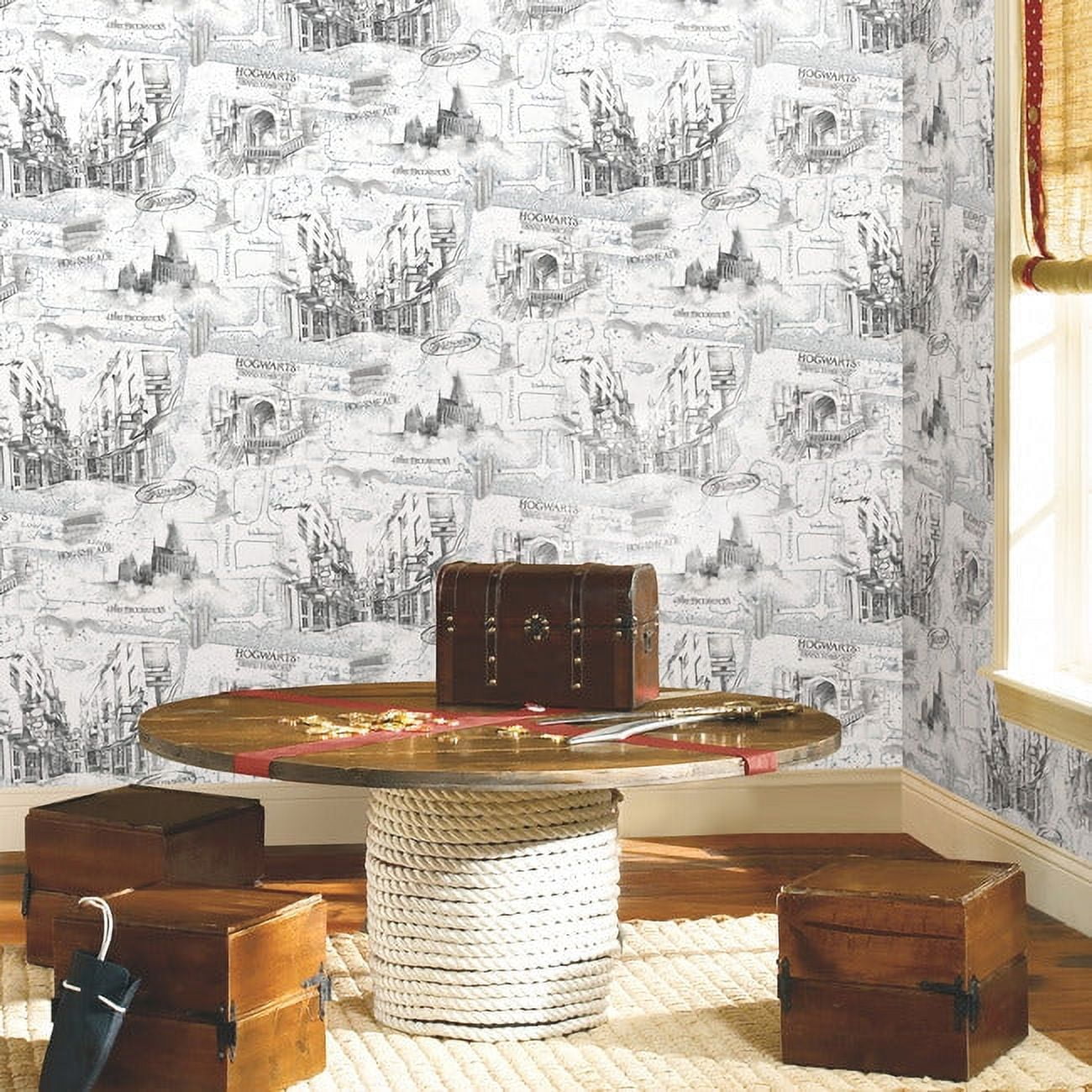 Harry Potter Map Peel and Stick Wallpaper