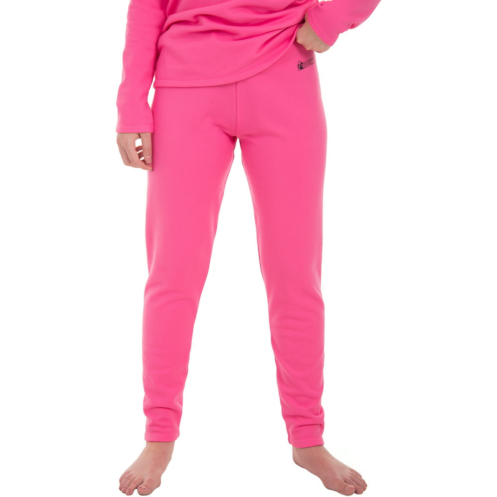 Rocky Women's Heavyweight Fleece Thermal Underwear, Pink - Walmart.com ...