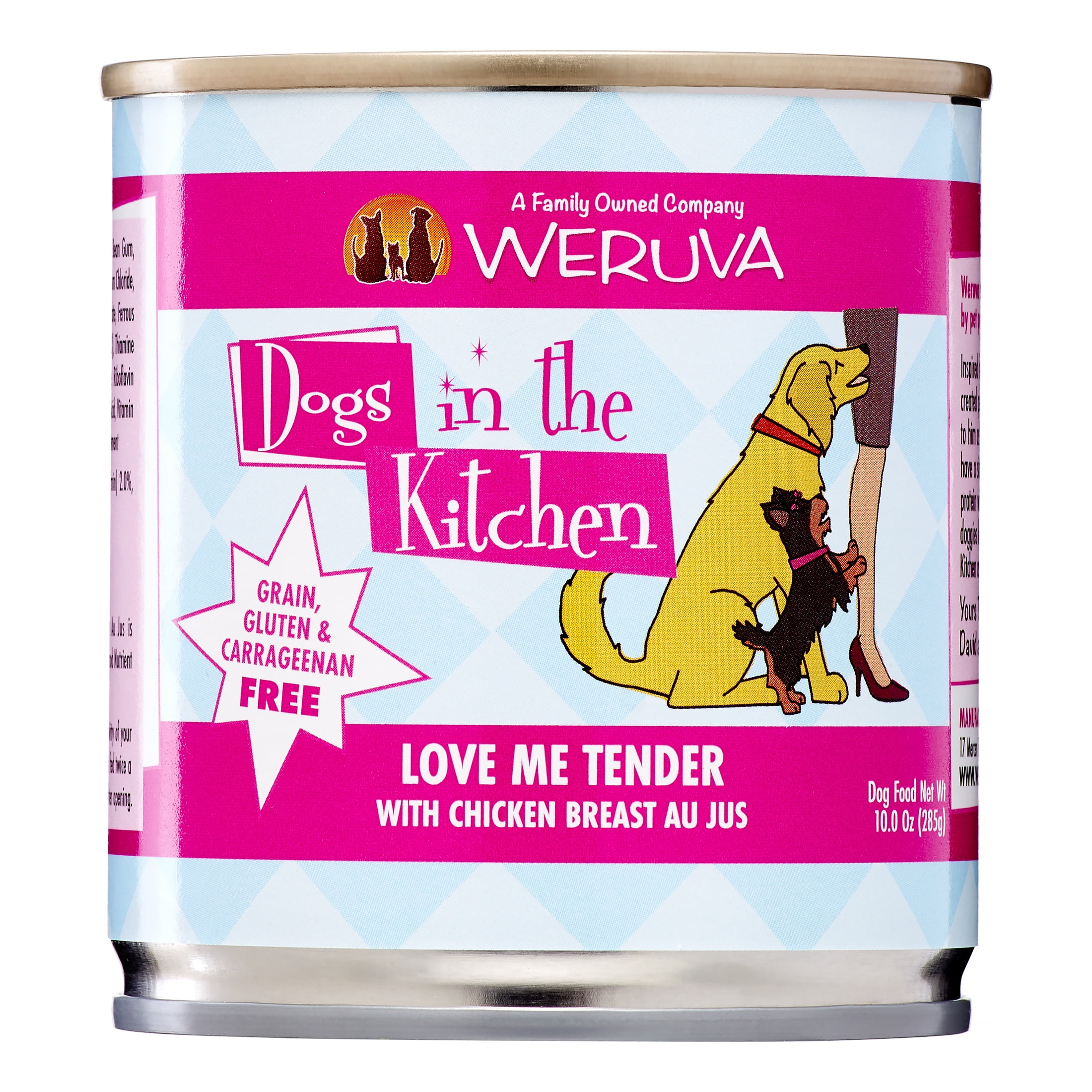 (12 Pack) Weruva Dogs in the Kitchen Love Me Tender with Chicken Grain