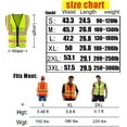thumbnail image 4 of High Visibility Reflective Safety Vest Customize Logo With 5 Pockets Protective Workwear Outdoor Work Vest, 4 of 15
