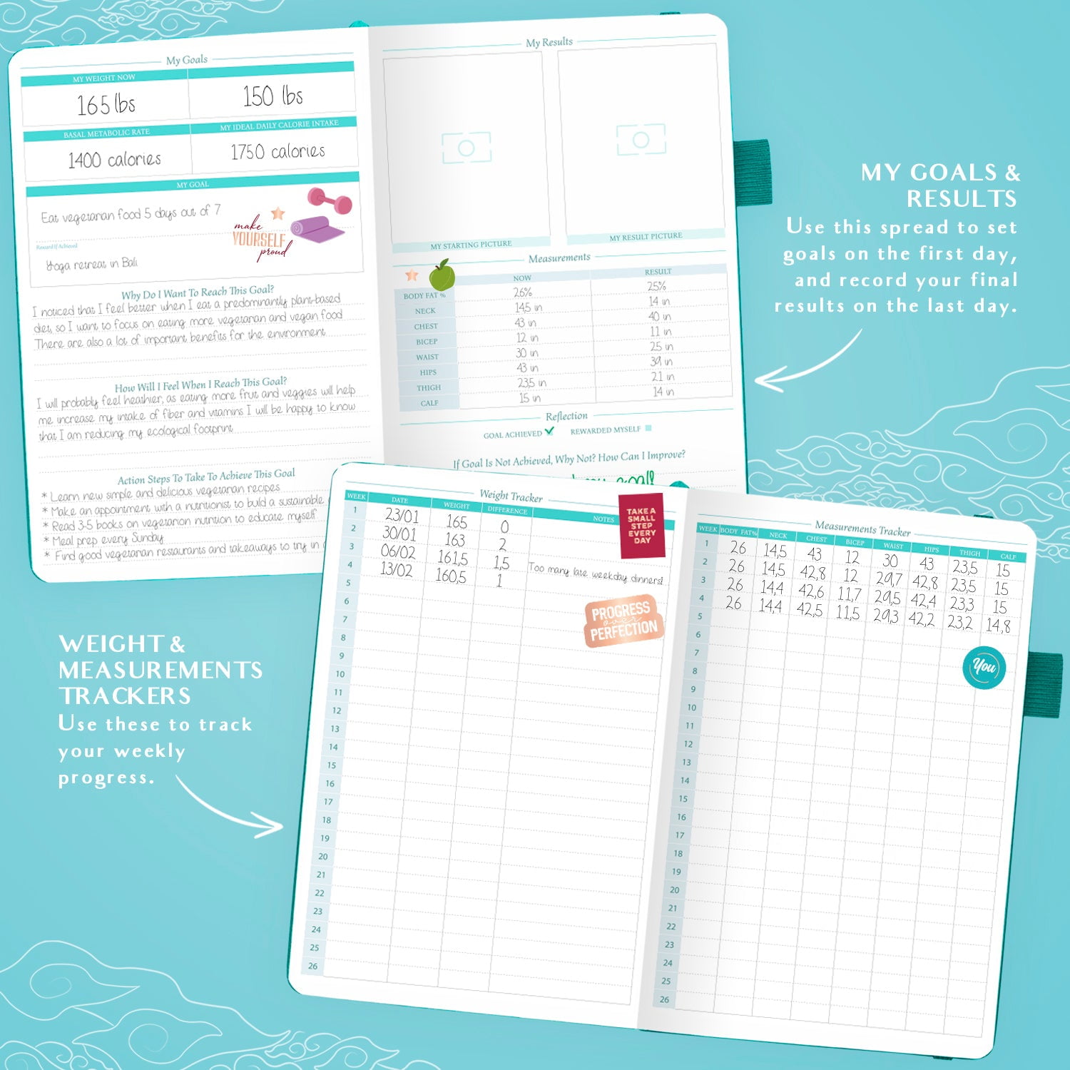 Legend Wellness Planner & Food Journal