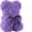 Purple, variant on 2026 Artificial Flower Eternal Rose Teddy Bear for 520 Mom Mother's Day Birthday Valentine's Day Anniversary Gifts & Decorations