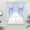 Blue, variant on Pink Bow Swag Curtains for Kitchen/Bedroom/Living Room, Cute Watercolor Girls Cartoon Luxury Scalloped Curtains 63 Inch Long, Rod Pocket Window Swag Topper Curtains Valances 2 Panels Set 36"x63"