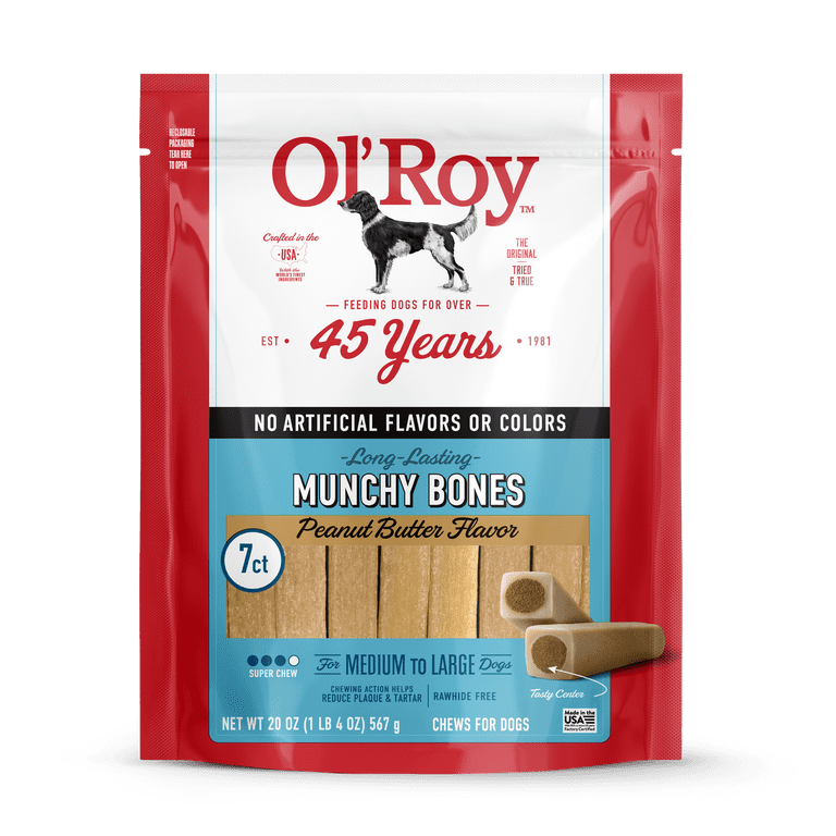 Ol' Roy Munchy Bone Peanut Butter Dog Treats photo 1