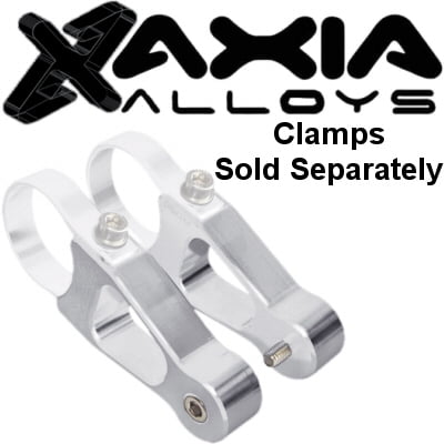 Axia Alloys Silver Full Size Lowarance GPS Side Mounts 2.5 Inch