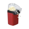 thumbnail image 3 of POP'N'CORN - Máquina de palomitas 1100W, Cocción con aire caliente, Lista en 3 minutos, Encendido de la lámpara, Rojo, 3 of 5