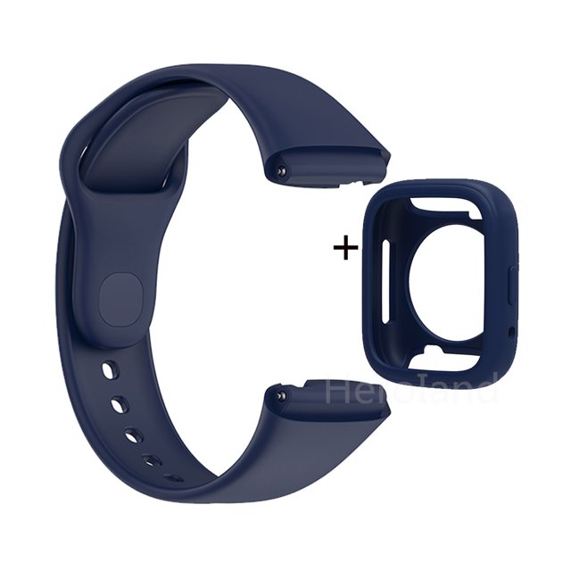 Silicone Band Strap For Redmi Watch 3 Active /For Redmi Watch 3lite Watchstrap Smart Sport WristBand Bracelet + Protective Case D Group redmi watch 3 active