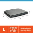 thumbnail image 3 of Vibrant Life Deluxe Gusset Pet Bed, Blue Diamond, 3 of 5