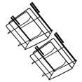 thumbnail image 5 of NICEXMAS Over Cabinet Door Rack Towel Organizer 2-Pack Kitchen Storage Holder, 5 of 8