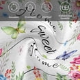 thumbnail image 6 of Spring Wildflowers Cloth Napkins, Watercolor Floral Leaf Wood Grain Washable and Reusable Dinner Napkins Set of 8, Table Napkin for Kitchen Party Birthday Wedding Hotel Housewarming 20"x20", 6 of 9