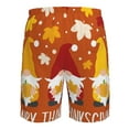 thumbnail image 6 of Naloa Happy Thanksgiving Three Gnomes Men's Beach Shorts, Surfing shorts, Swim trunks, Quick Dry Swim Trunks for Surfing Beach Fun - X-Large, 6 of 9