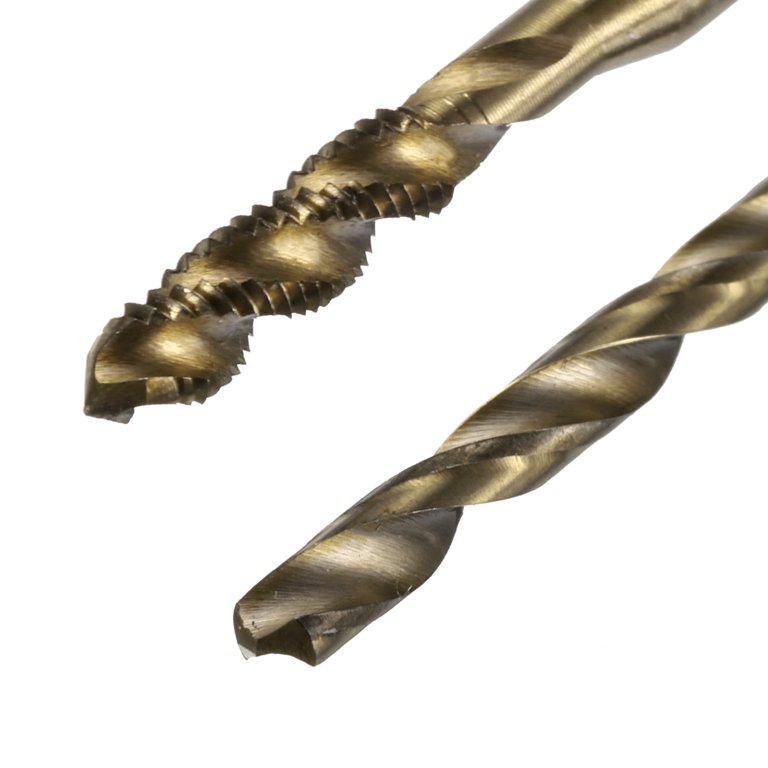 Uxcell M3 X 0.5 Spiral Flute Tap And 2.5mm Twist Drill Bit Set – M35 Cobalt Steel, Great For Stainless Steel And Hard Materials
