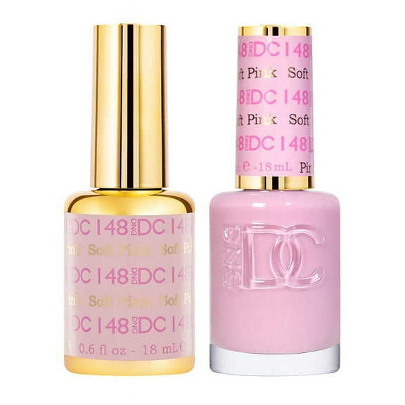 DND DC Soak Off Gel Polish   Matching Nail Polish Duo 148 Soft Pink