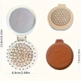 thumbnail image 4 of QJUHUNG Portable Folding Hair Comb with Mirror - Lightweight  Travel-Friendly Design for All Hair Types, 4 of 5