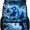 A, variant on 17" Lightning tiger Backpack - 3D Electric Storm Aesthetic Bookbag, Lightweight Water-Resistant Polyester Daypack for Back-to-School, Travel & Outdoor Adventures