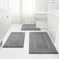 thumbnail image 1 of Juego de alfombras de baño HOMEIDEAS supersuaves, absorbentes y antideslizantes, 1 of 8