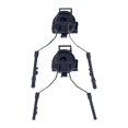 thumbnail image 1 of Adaptador de riel para casco, soporte para auriculares, flexibilidad, rotación de 360 ​​grados, protección auditiva para deportes al aire libre, hombr Negro, 1 of 8
