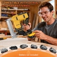 thumbnail image 2 of 2 in 1 Cordless 18GA Brad Nailer & Stapler, Compatible with Dewalt 20V Max Battery (No Battery), Nail Gun/Staple Gun Battery Powered with 1200 Nails/Staples for DIY, Woodworking, 2 of 8