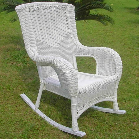 International Caravan San Tropez Wicker Resin Aluminum High Back Patio