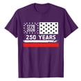 thumbnail image 5 of MAIHAN 250th Anniversary USA Shirt Patriotic American Flag Shirts for Women Men 1776-2026 Short Sleeve Tee Unisex(StyleA,Sky Blue,M), 5 of 5