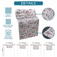 thumbnail image 6 of Pink Red Flower Table Runner, Blue Leaf Watercolor Floral Country Kitchen Table Runners Dress Scarves for Table Decorations Party/Restaurant/Indoor Outdoor Use, 13x72in, 6 of 9