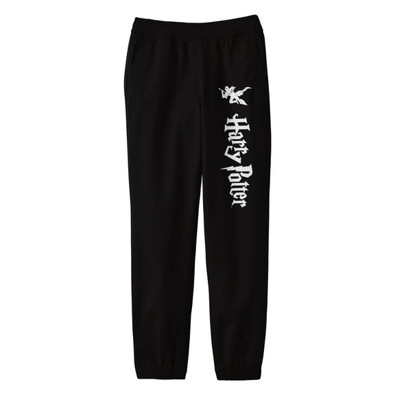 Harry Potter Seeker Icon and Logo Youth Black Graphic Sweatpants - M
