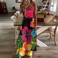 thumbnail image 3 of Nostalgic Vintage Floral Fine Art Sleeveless Dress Summer Dress Woman 2025, 3 of 7