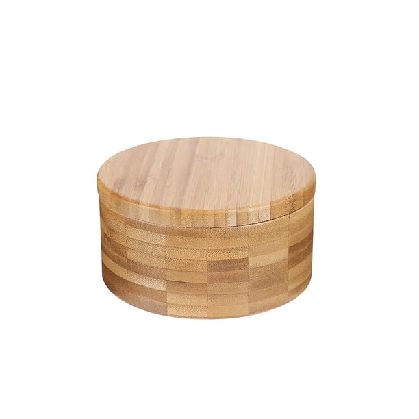 Matsuzay Caja de especias, 2 compartimentos, contenedor de condimentos, azúcar, sal, pimienta, tarro con Mini cucharas, Mini barbacoa Organizadores de utensilios de cocina