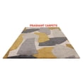 thumbnail image 2 of Modern Hand-Tufted Rug in Ochre Grey Area Rug, 2 of 5