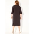 thumbnail image 2 of Catherines Women's Plus Size Bell-Sleeve Lace-Up Shift Dress, 2 of 5