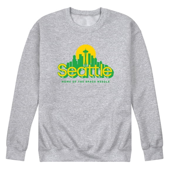 Instant Message - Seattle Washington Graphic Fleece Sweatshirt