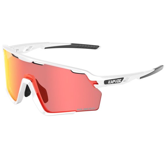 KAPVOE Cycling Glasses Polarized Mountain Bike Sunglasses MTB Sports Men Women Baseball Running Triathlon Golf Driving