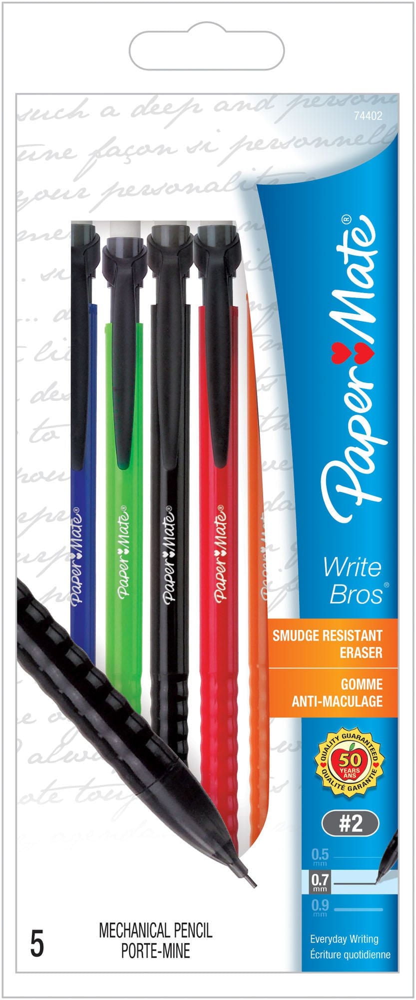 Paper Mate® Write Bros.® Mechanical Pencils, 5pk