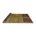 thumbnail image 2 of Ahgly Company Indoor Square Abstract Brown Modern Area Rugs, 5' Square, 2 of 4