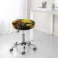 thumbnail image 7 of Fuzoiu Cactus Flowers Print Bar Stool Cushions, Super Breathable Round Bar Stool Covers,Seat Cushion Round- One Cushion Only-13 inch, 7 of 7