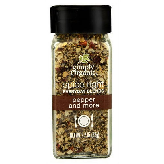 Simply Organic Pepper & More, Certified Organic, 2.2 Oz