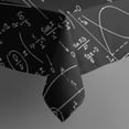 thumbnail image 5 of Math Equations Symbols Black Pattern Square Tablecloth,Waterproof Square Table Cover,Wipeable Spillproof Washable Table Cover for Home Kitchen Party Decor 60"x60"(152x152cm), 5 of 6